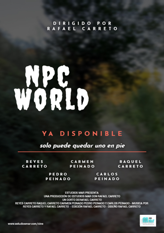 Cartel del cortometraje NPC World